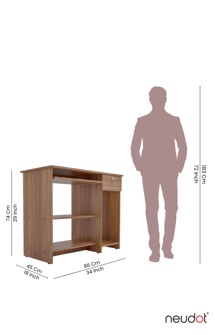 Bingo Study Table - Leon Teak