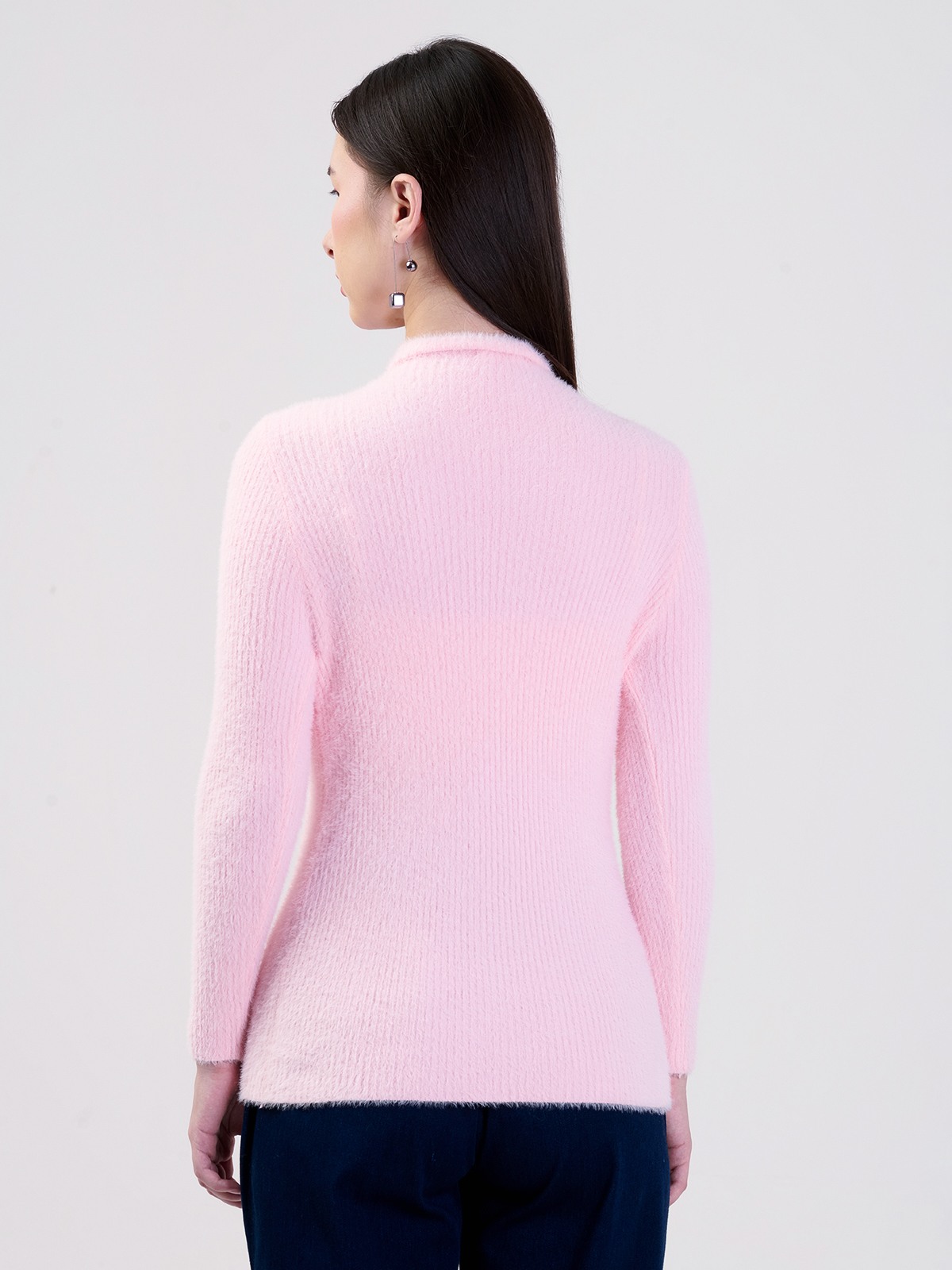 ALBION LADIES PINK TOP (WOOLEN)