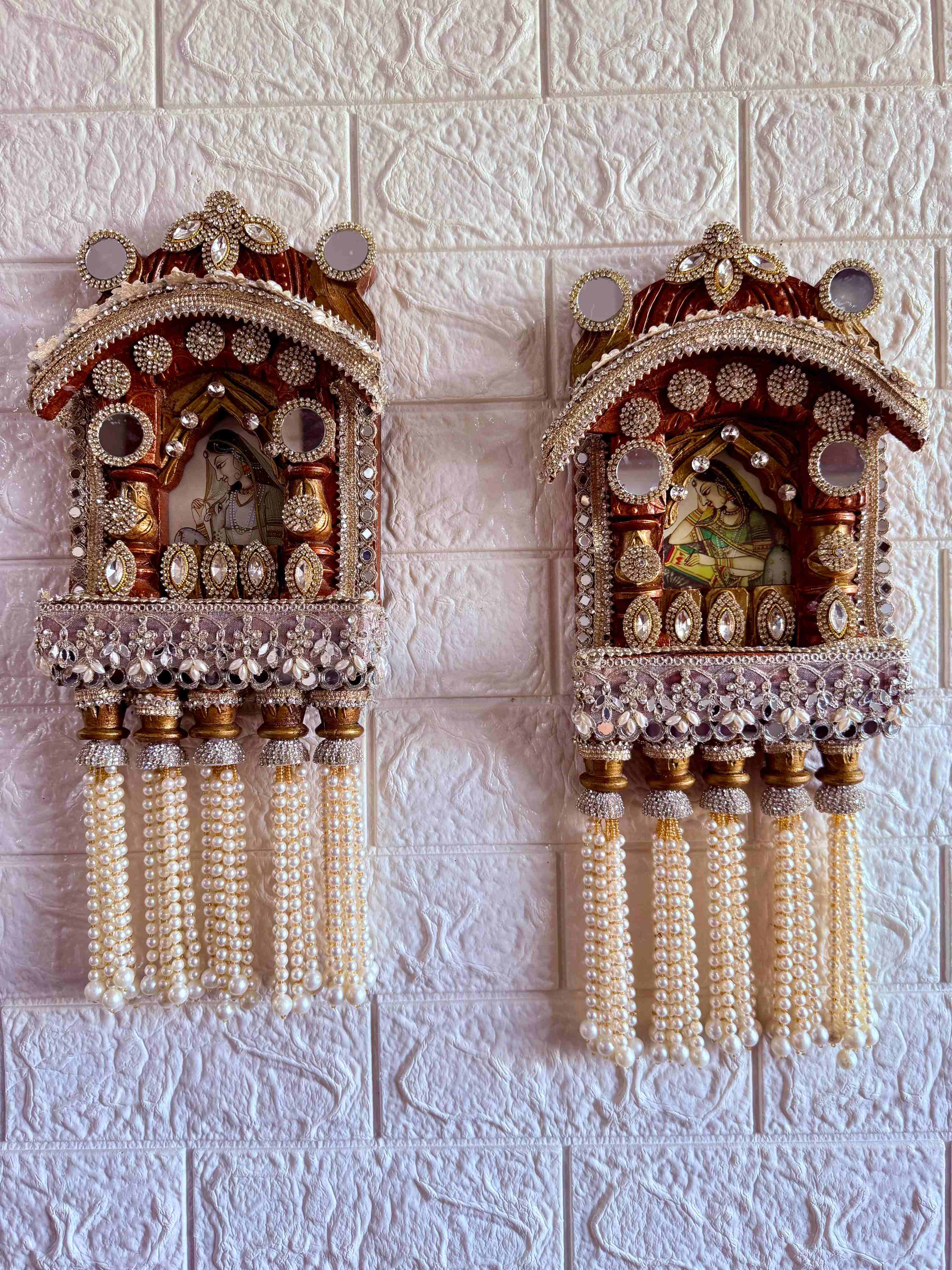 Beautiful jharonka hangings made with a traditional and modern twist
