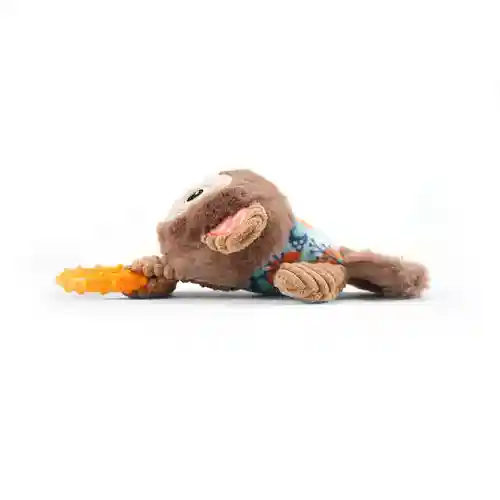 Barkbutler Fofos Puppy Monkey Toy for Dogs, 18 X 13 CM