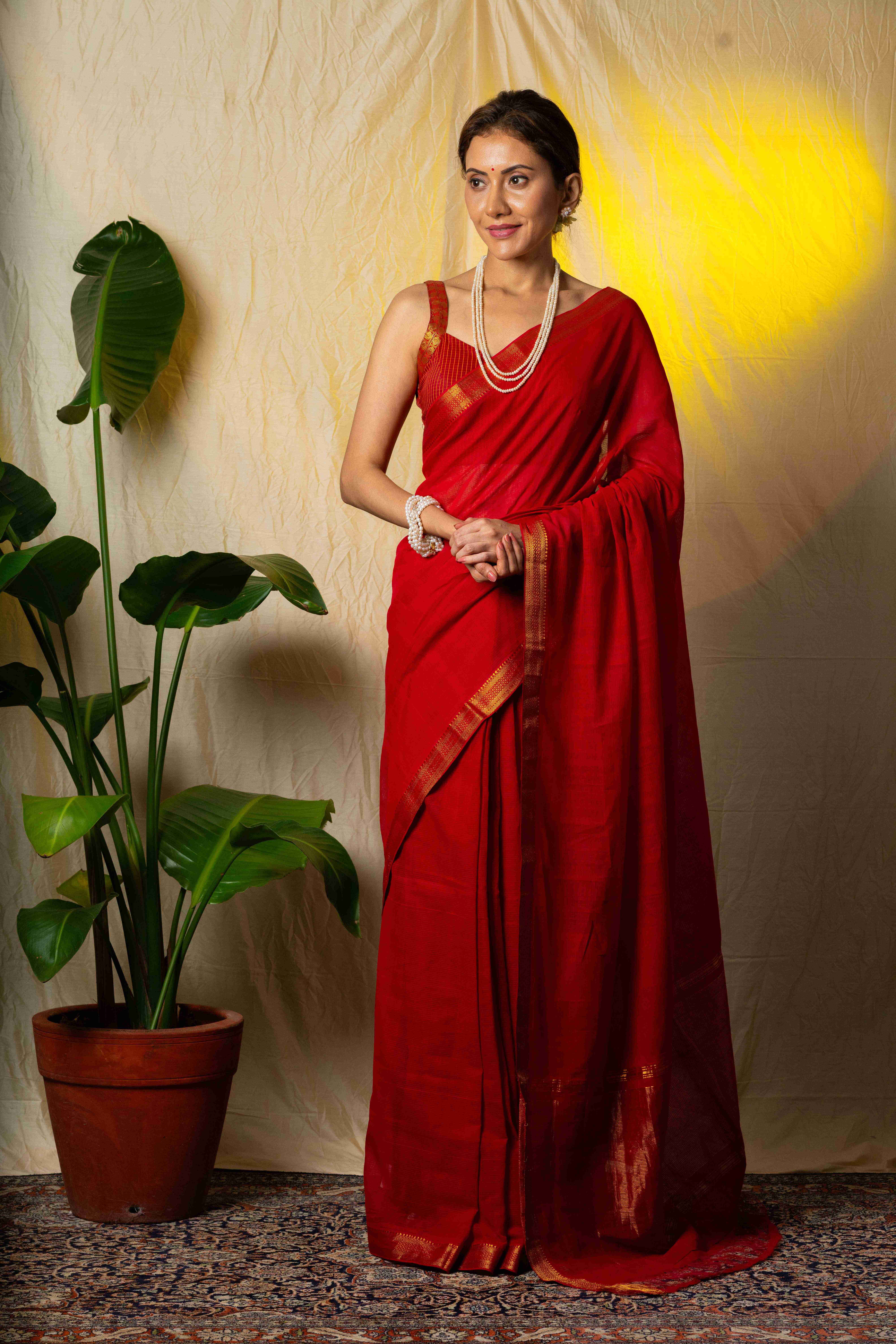 Maheshwari Silk  Saree