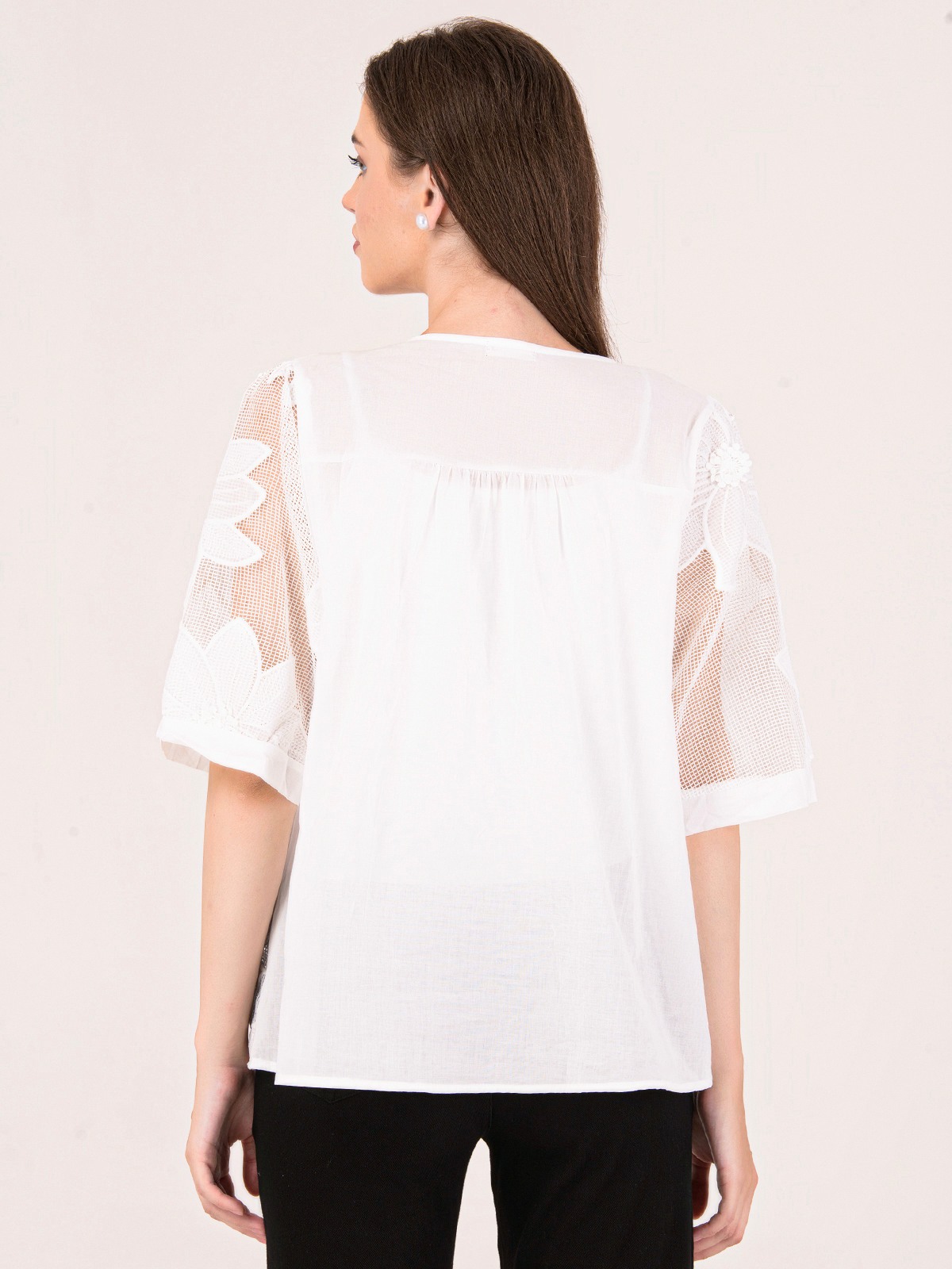 Albion Women White Smart Top