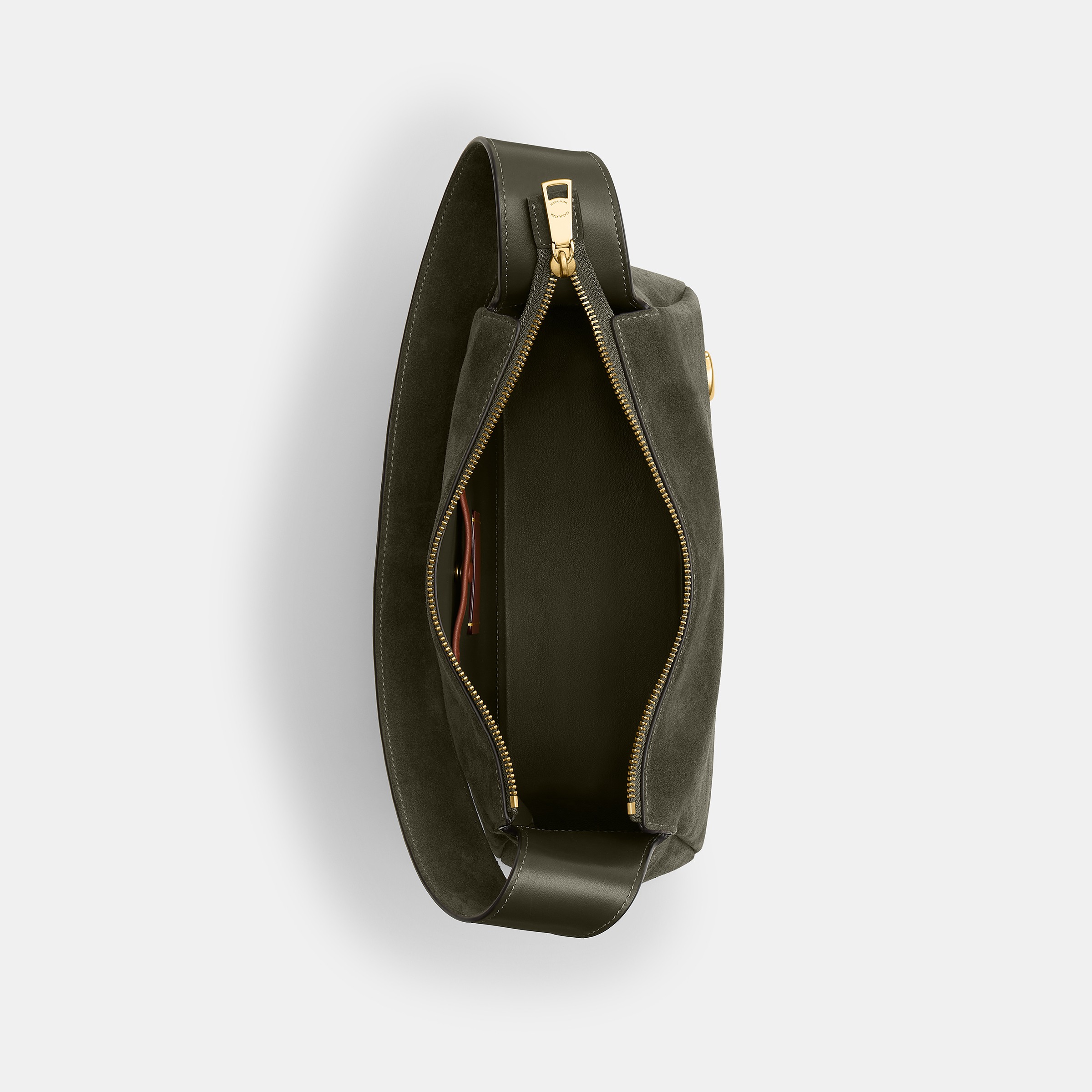 Suede Lola Shoulder Bag