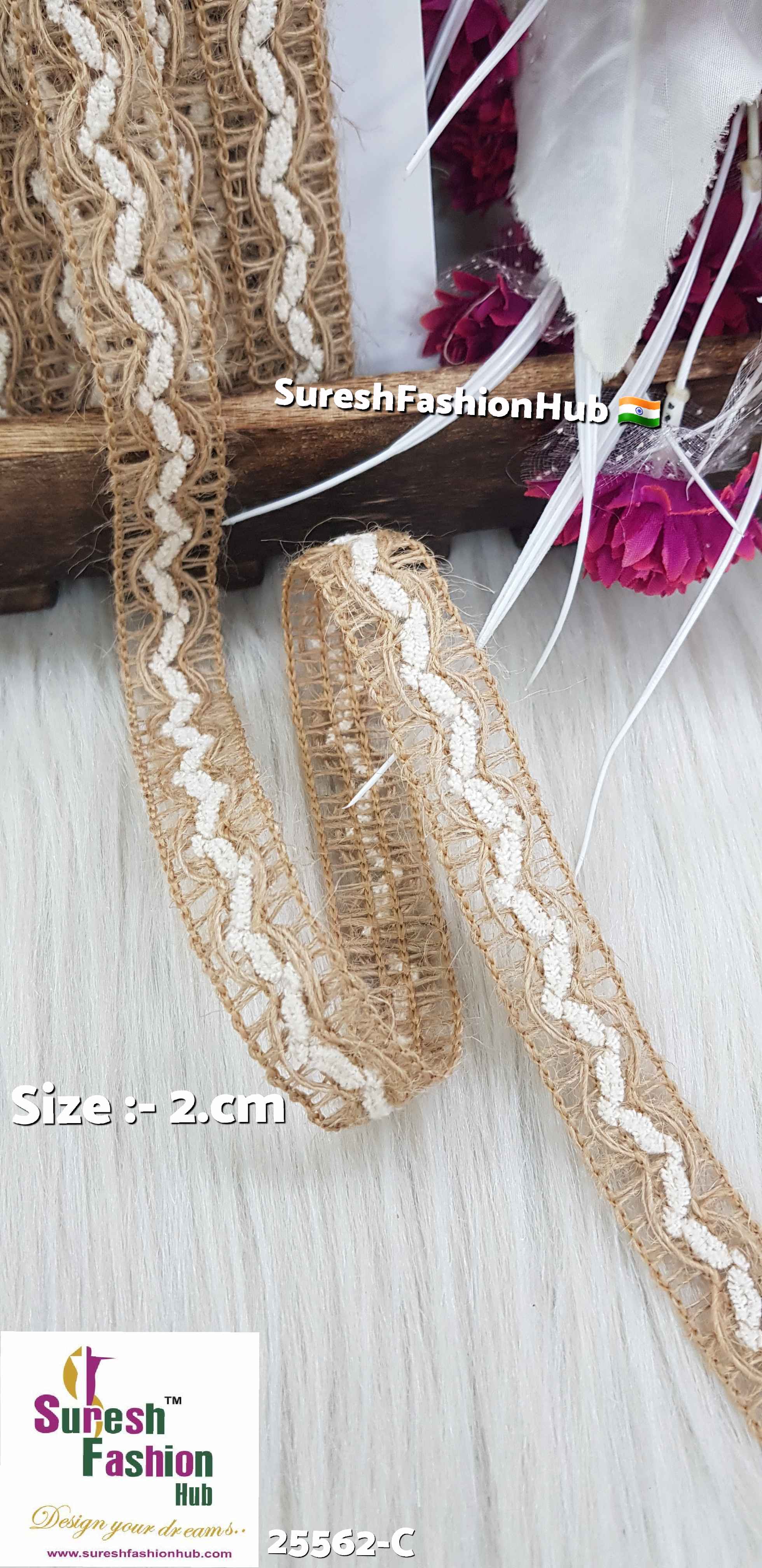 Rustic Charm Jhalar Jute Lace