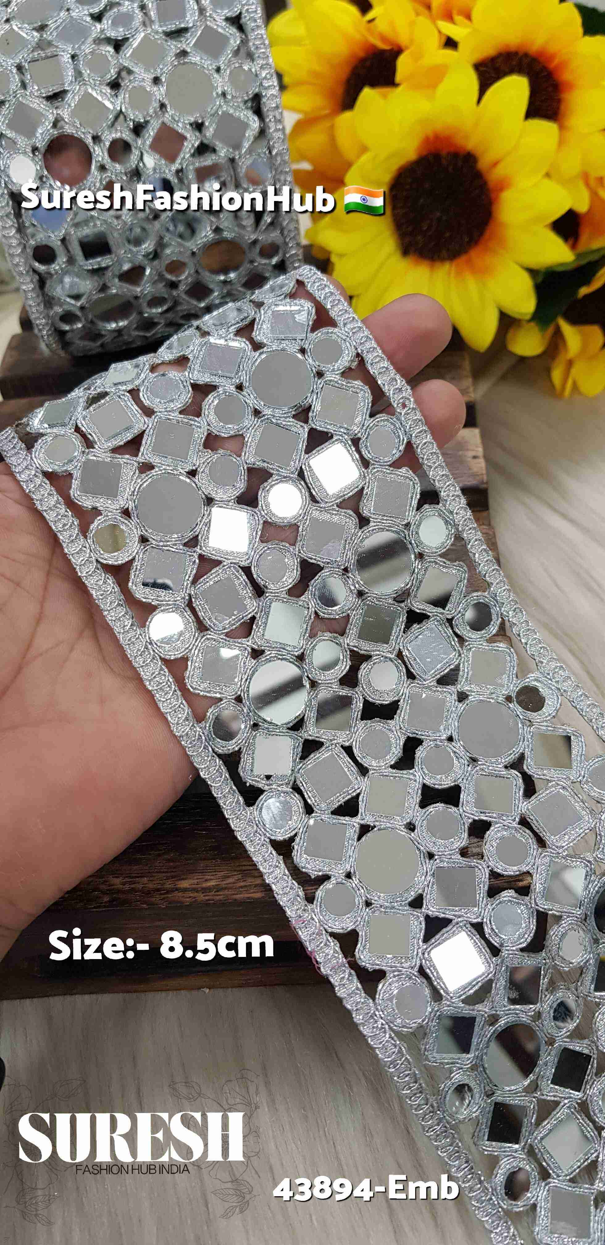 Silver Shine Mirror Lace
