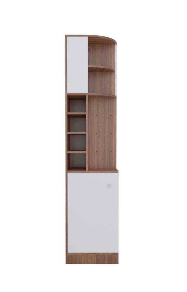 Jinro Engineered Wooden Bar Cabinet | Mini Bar for Home | Leon Teak