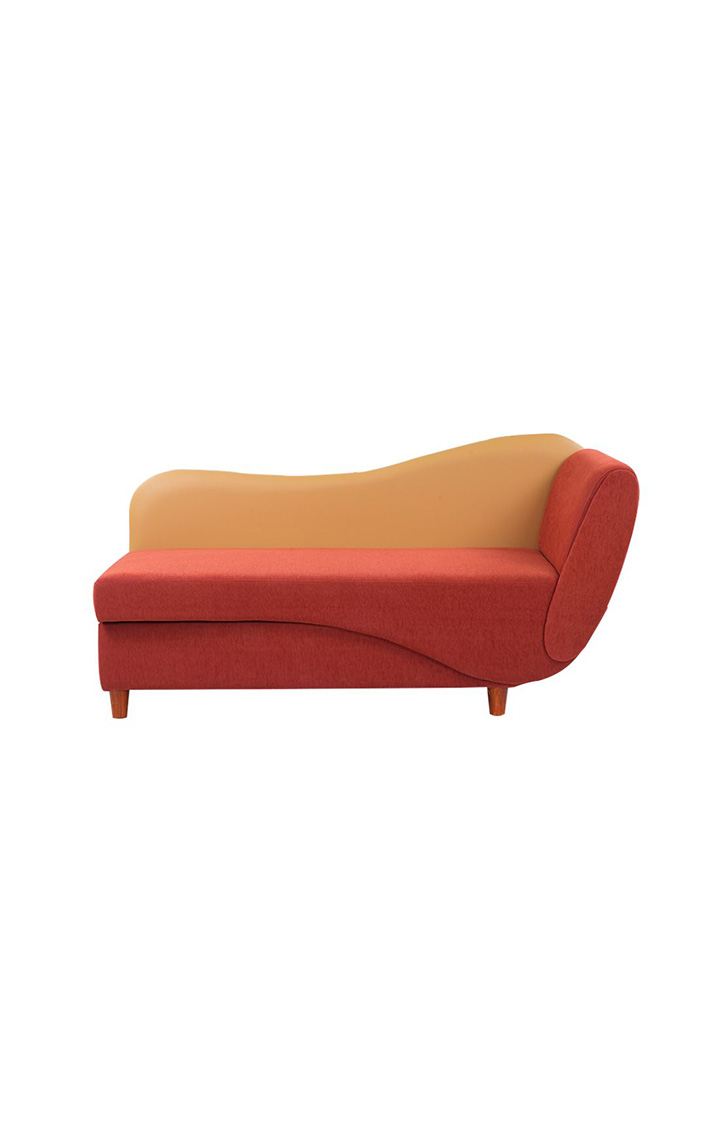 Viva Storage RHS Chaise Lounger Rusty Cider Orange Colour