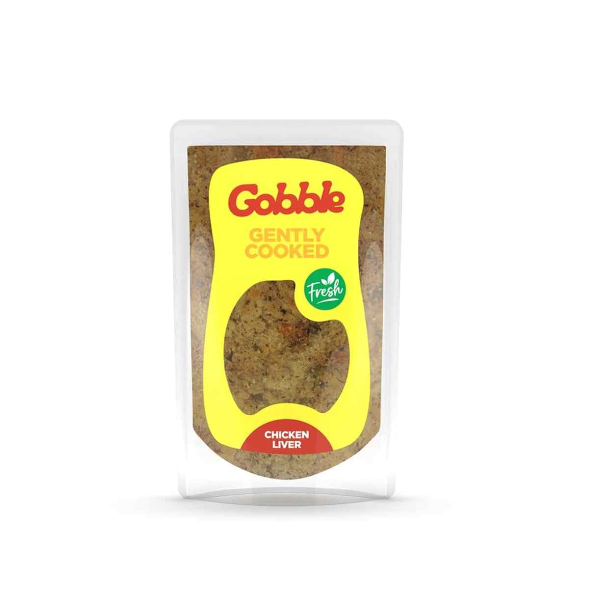 Gobble Gently Cooked Chicken Liver With Rice Wet Dog Food - 300g