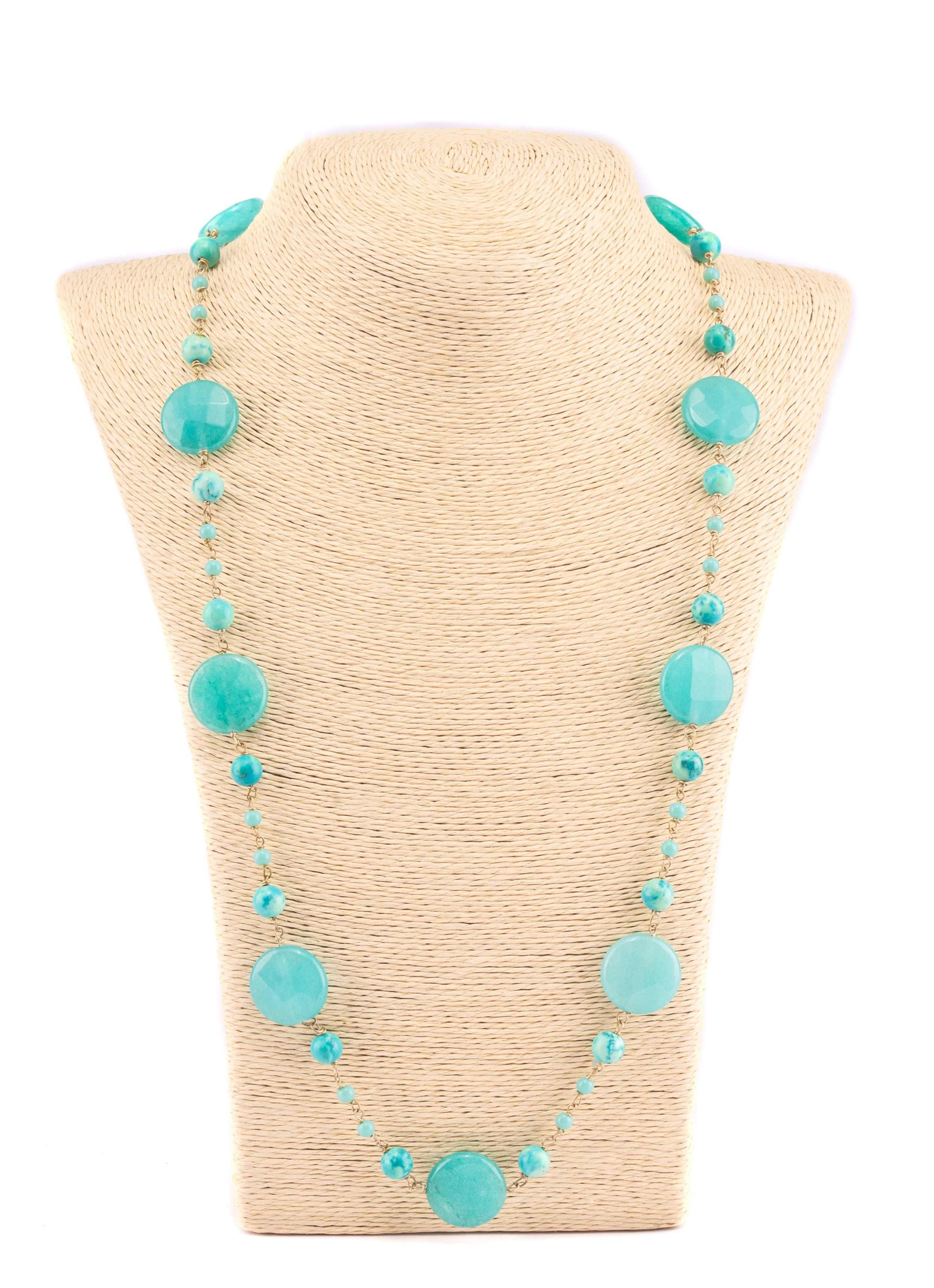 Torquise long necklace