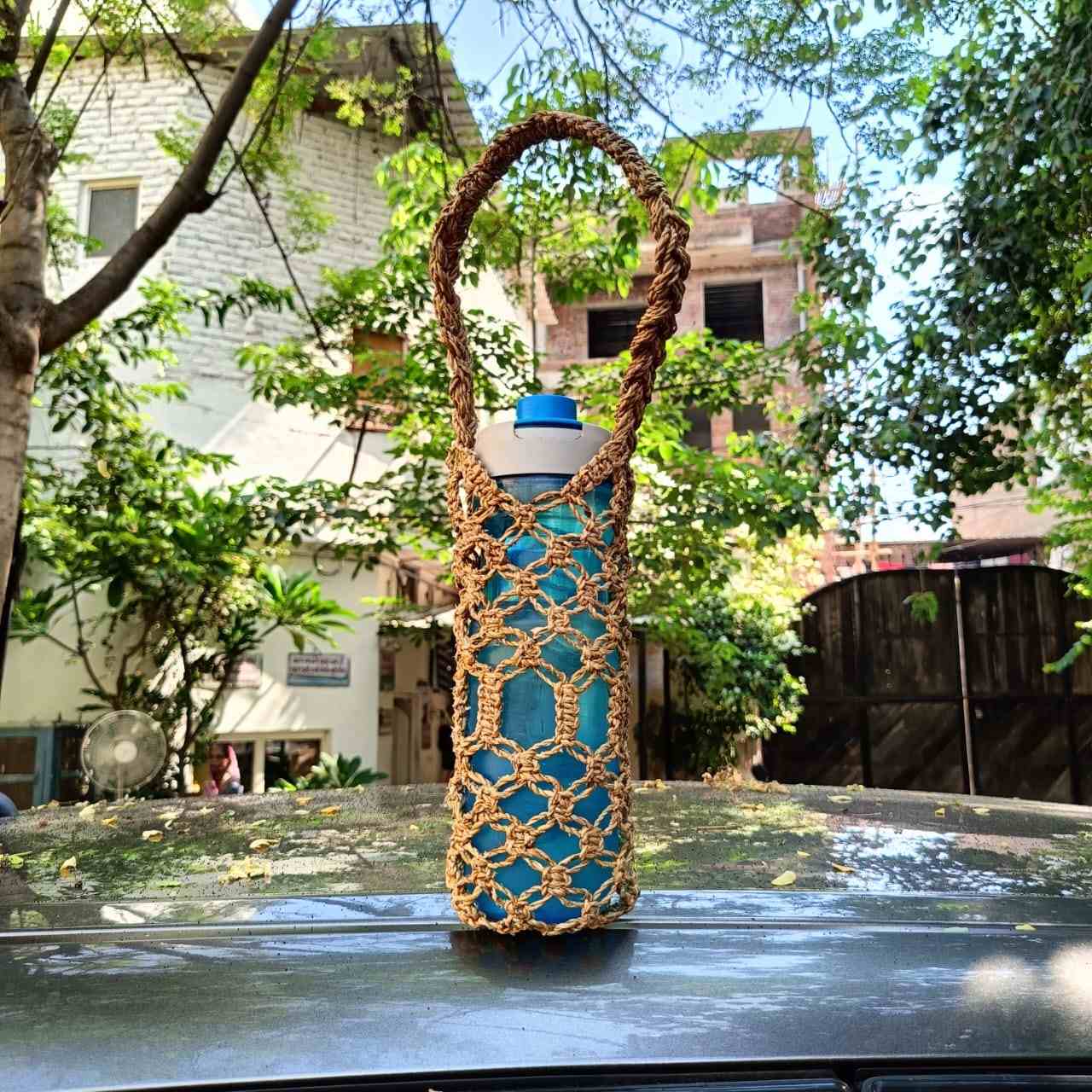 Banana Bark Bottle Holder