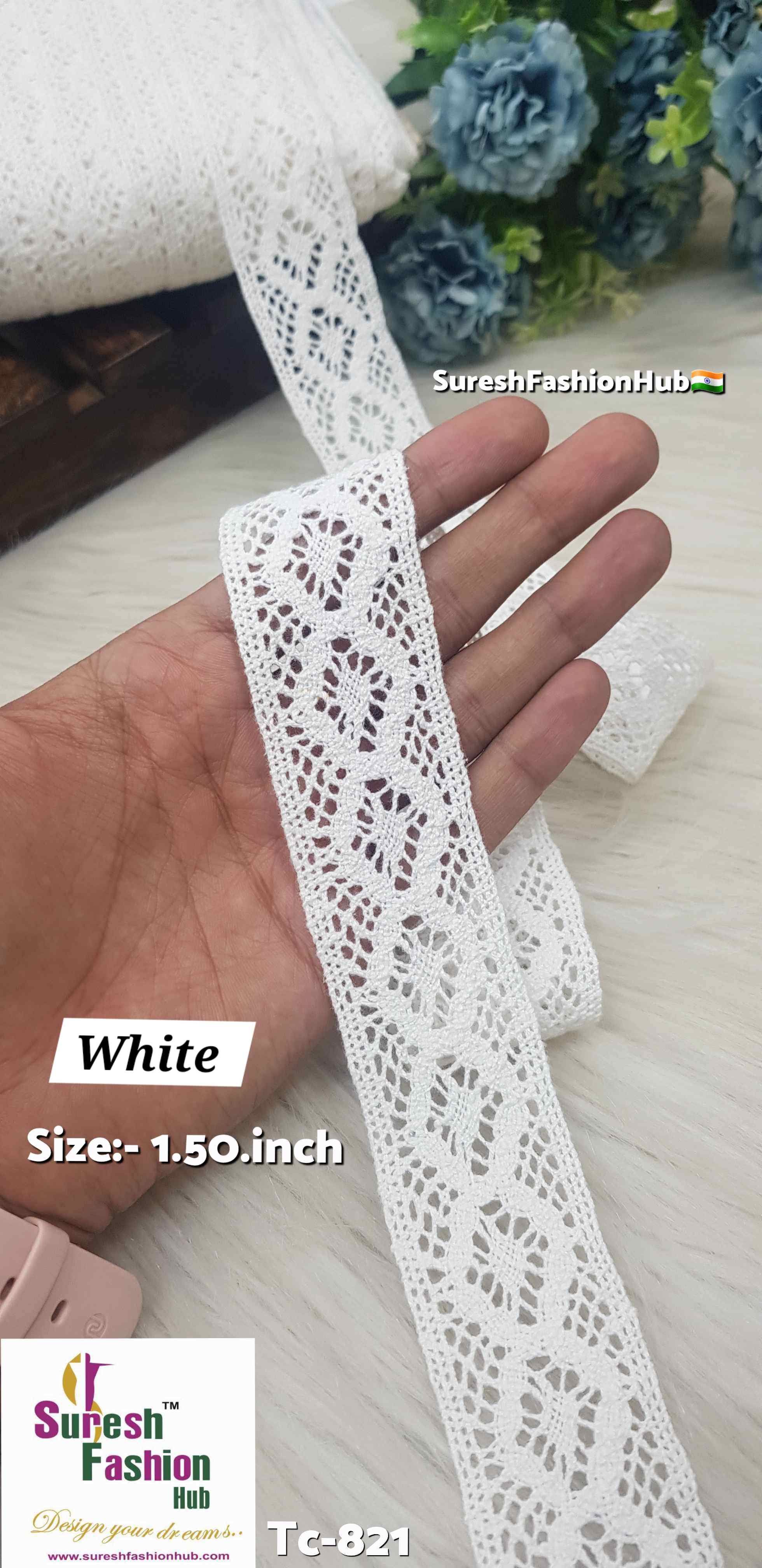White Grace Crosio Lace