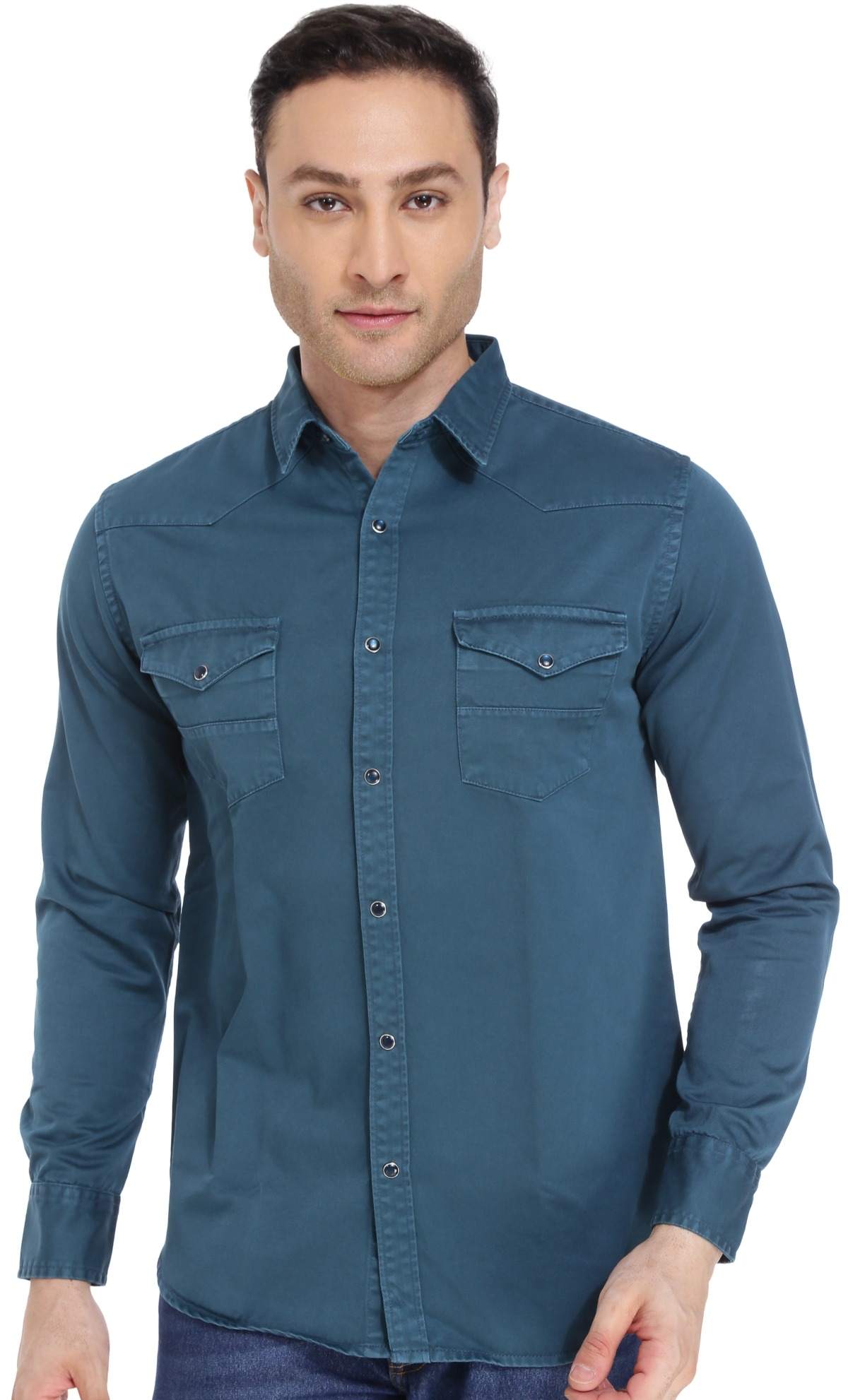 Kuons Avenue Men's Cotton Denim Shacket