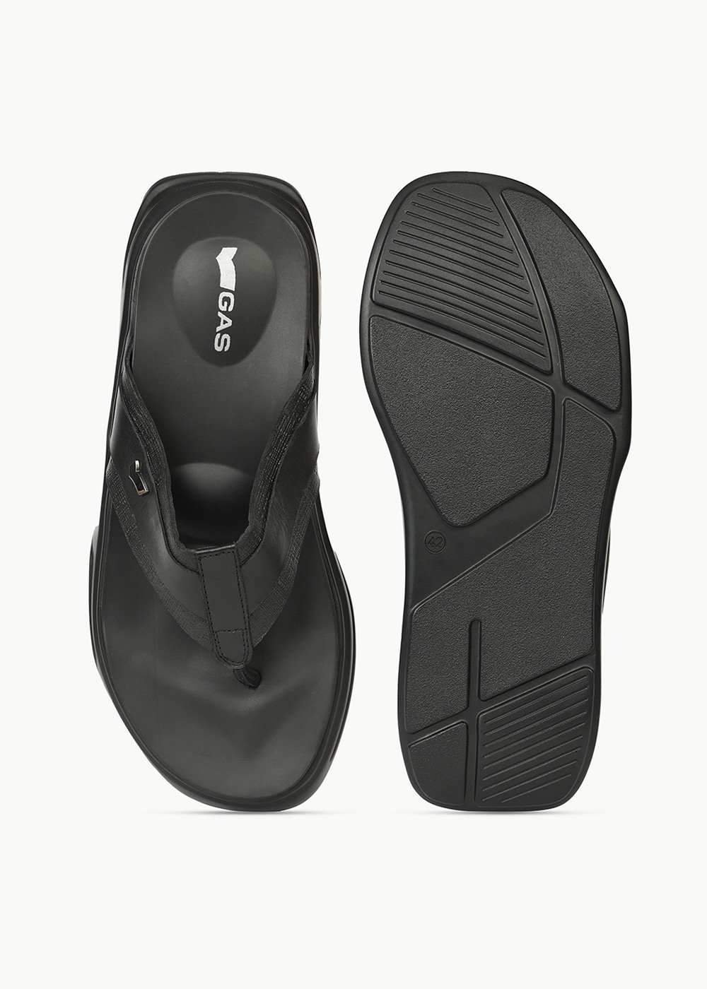 Men Black Mare Chappals