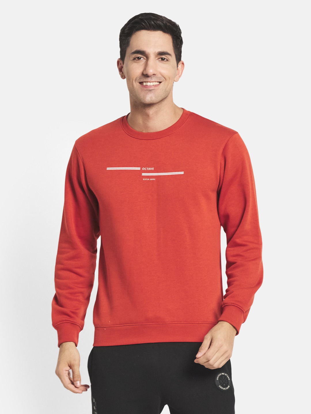 Octave red sweatshirt on sale
