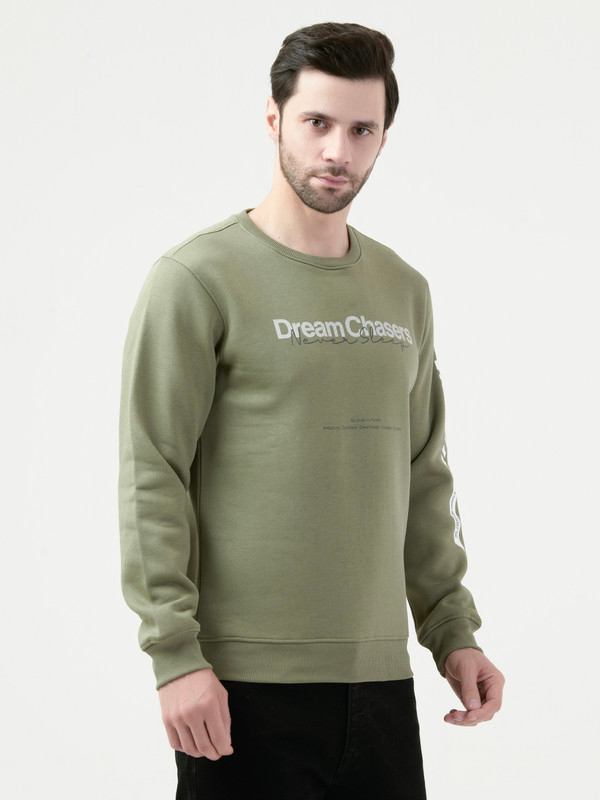 Octave Mens Light Olive Sweatshirt - OCTAVE
