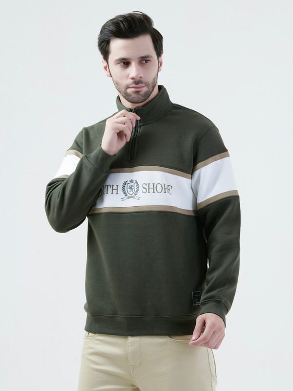 Octave Mens Olive Sweatshirt