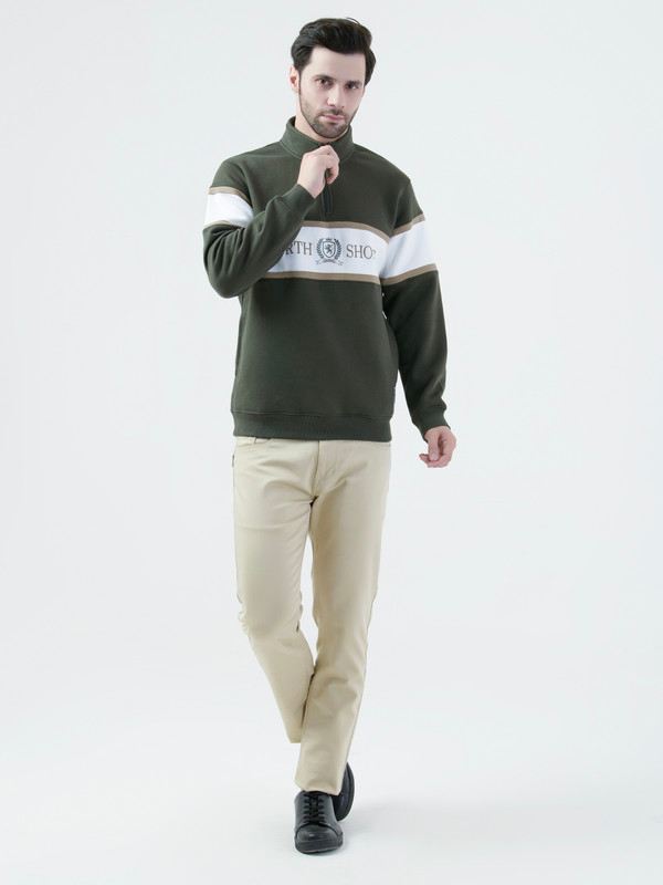 Octave Mens Olive Sweatshirt