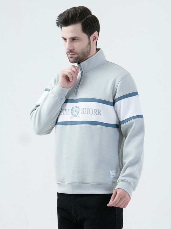 Octave Mens Silver Sweatshirt