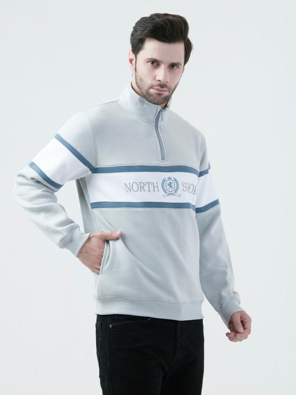 Octave Mens Silver Sweatshirt