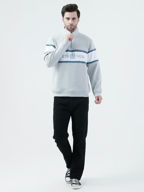 Octave Mens Silver Sweatshirt