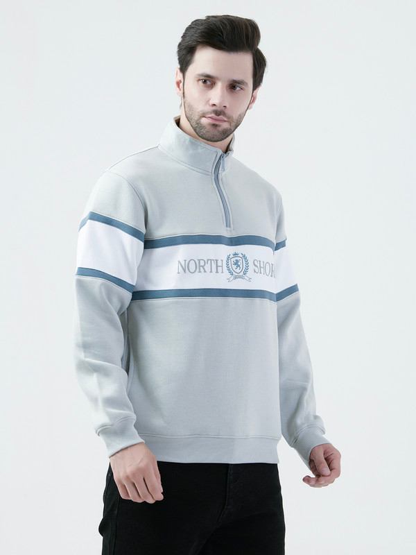 Octave Mens Silver Sweatshirt