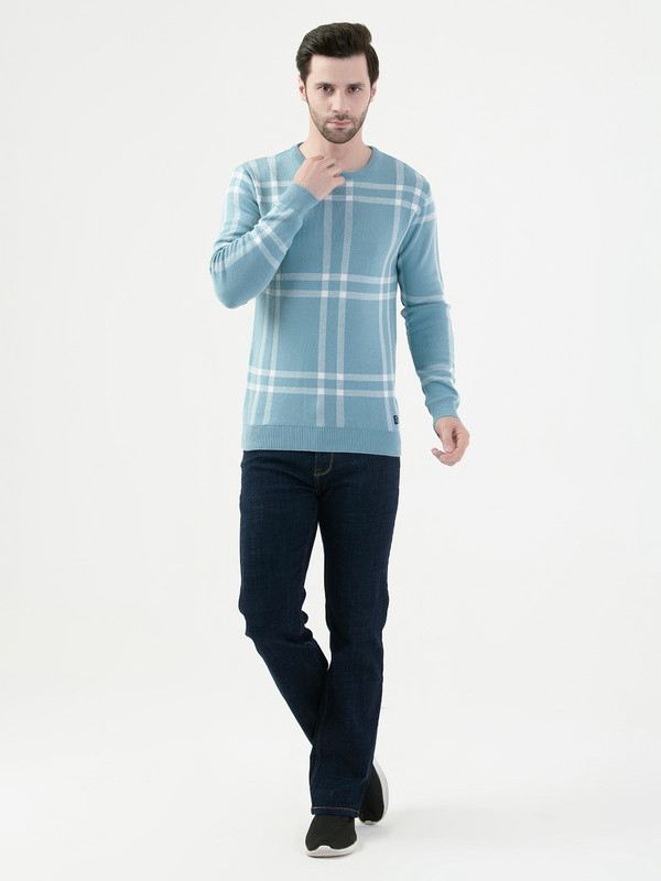 Octave Mens Light Teal Pullover