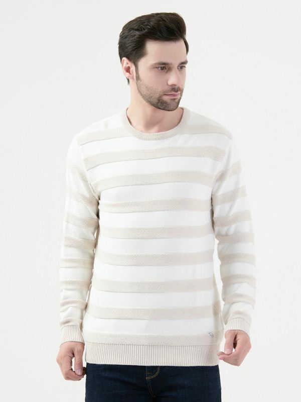 Octave Mens Natural Melange Pullover