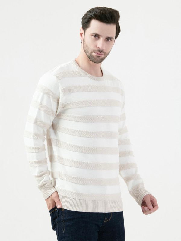 Octave Mens Natural Melange Pullover
