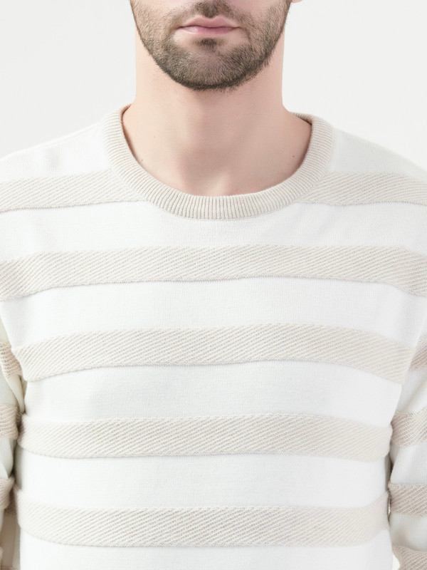 Octave Mens Natural Melange Pullover