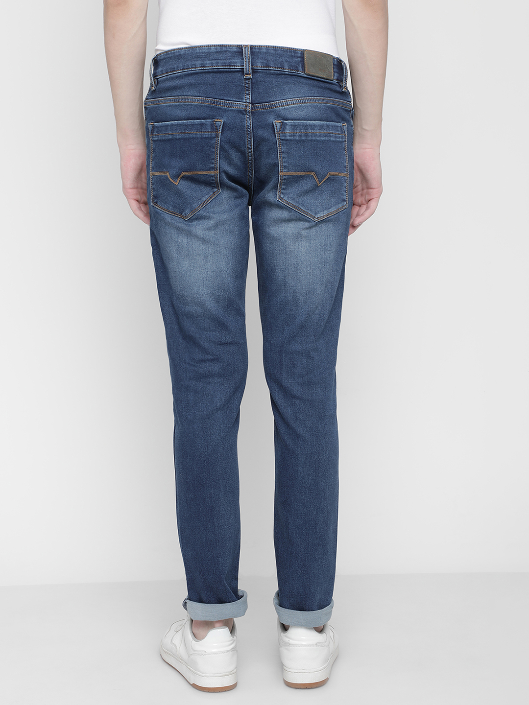 Octave Men Blue Light Fade Regular Fit Mid-Rise Jeans
