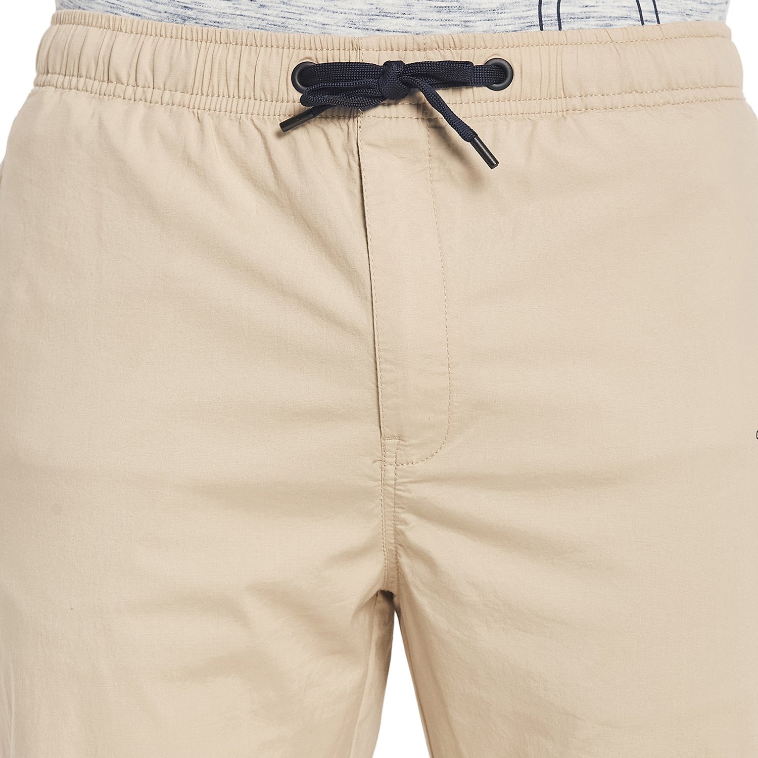 Octave Men Cream-Colored Solid Cotton Track Pants