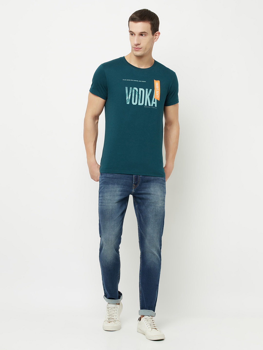 Men TEAL T-Shirts