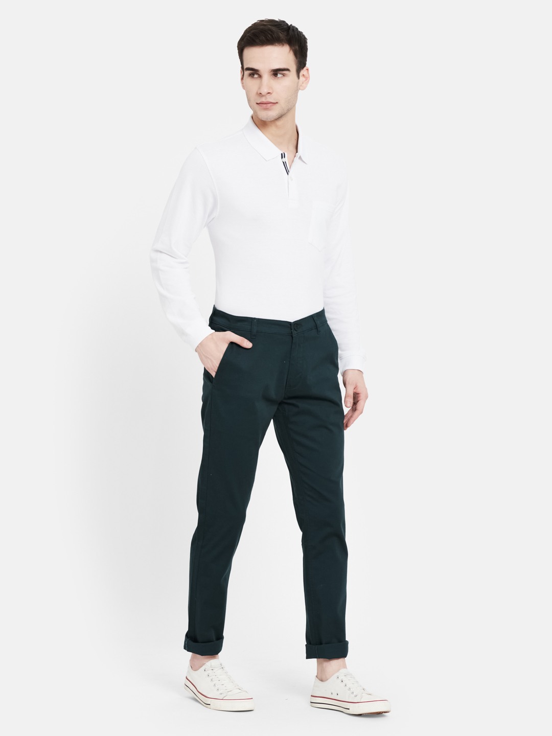 Men TEAL Chinos