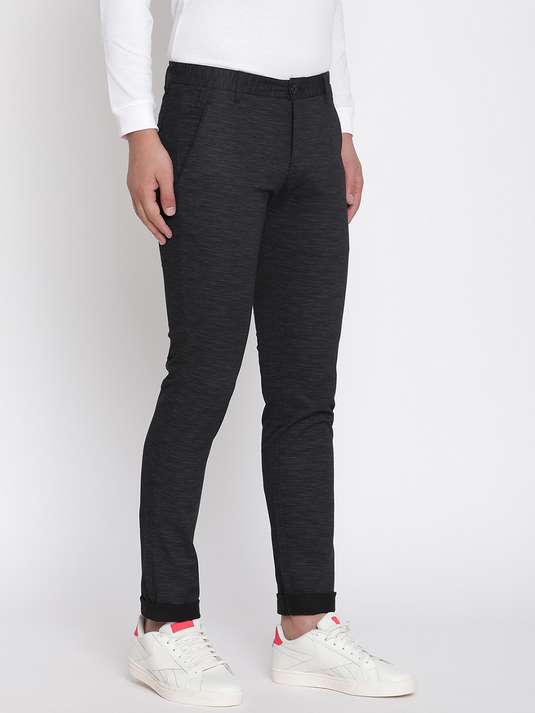 Men BLACK Chinos