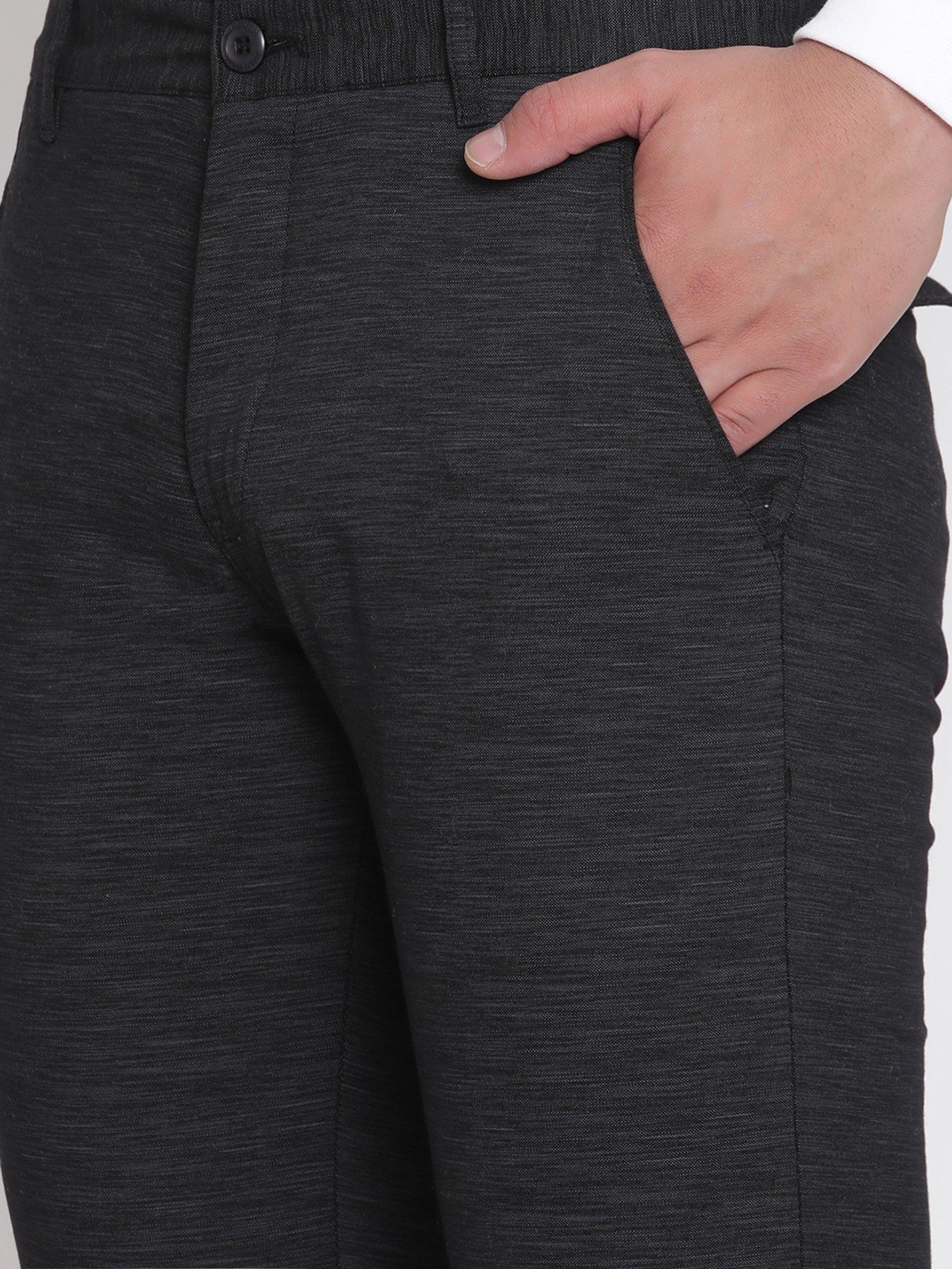 Men BLACK Chinos