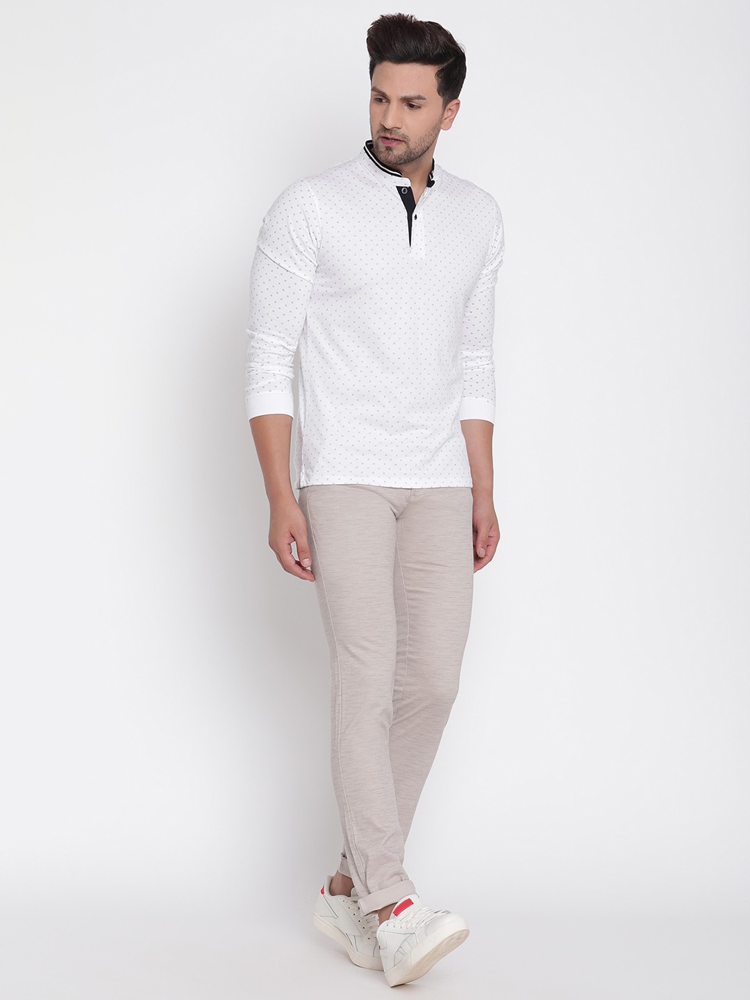 Men BLACK Chinos