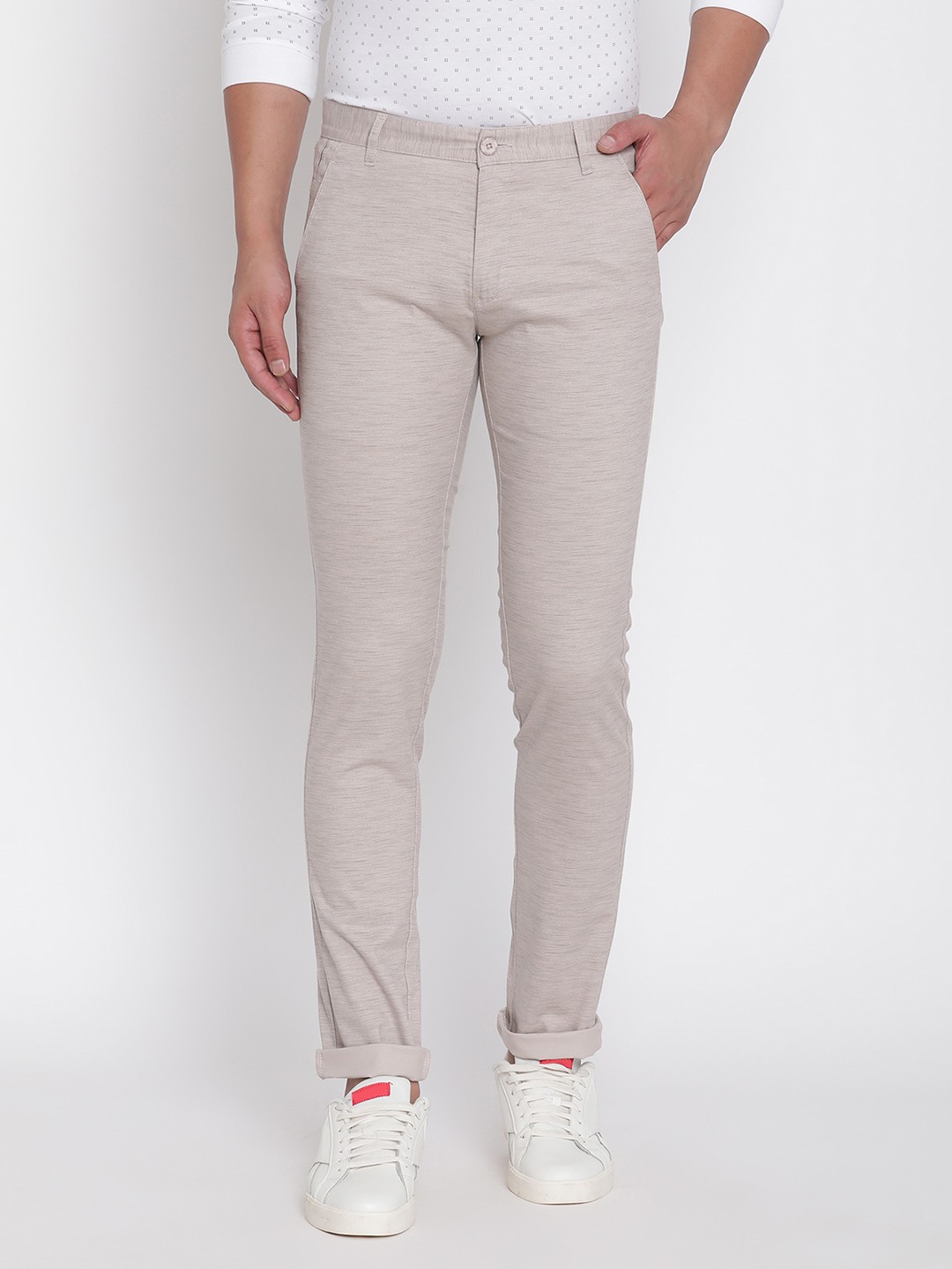 Men CREAM Chinos