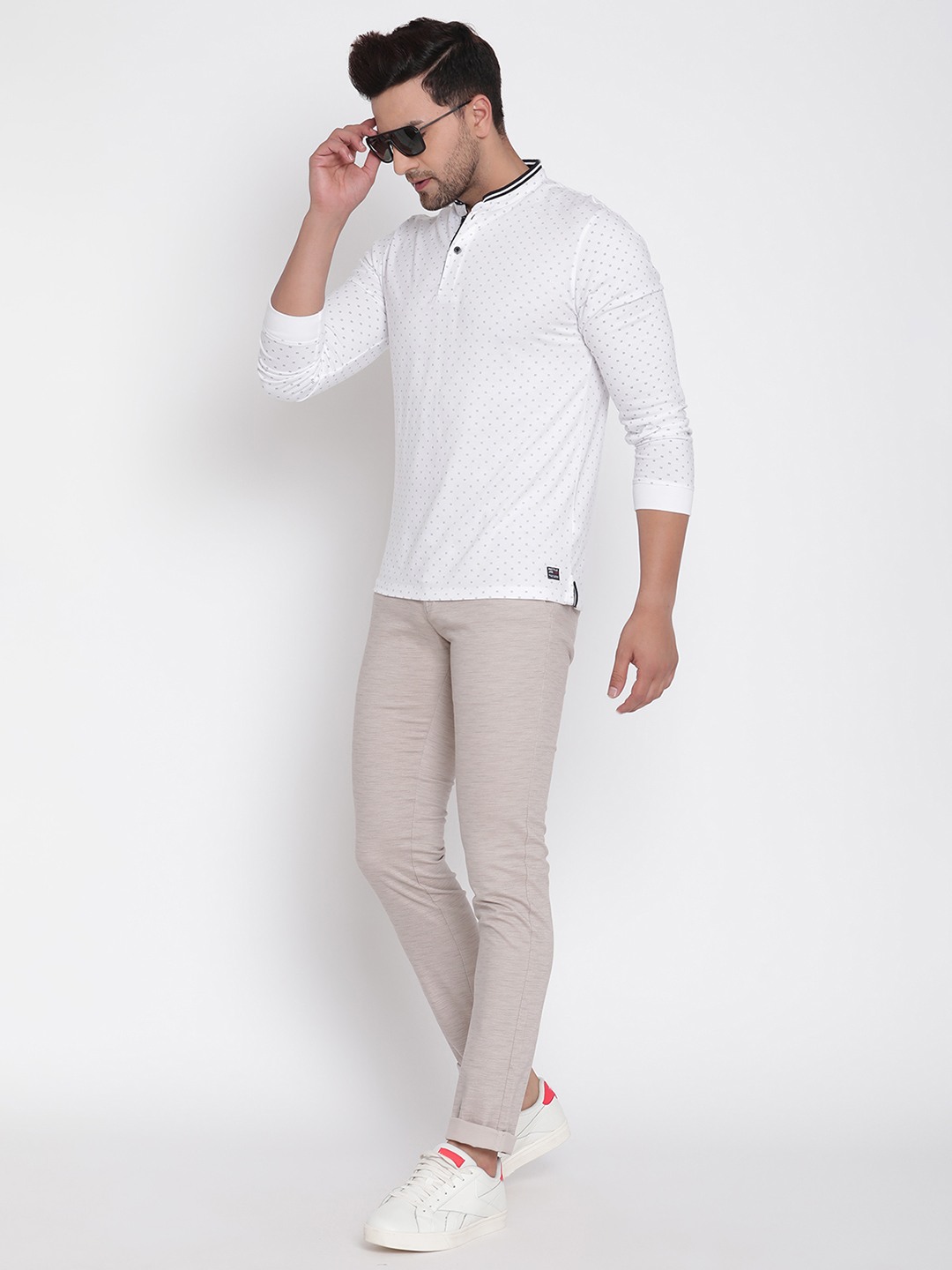 Men CREAM Chinos