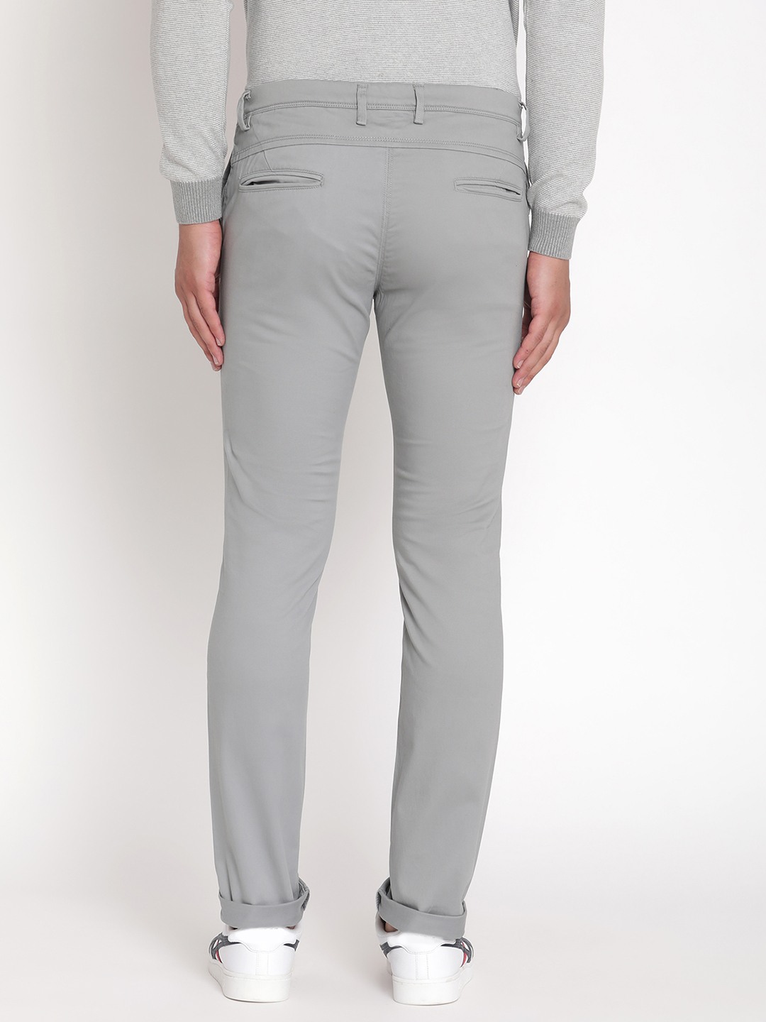Men LIGHT GREY Chinos