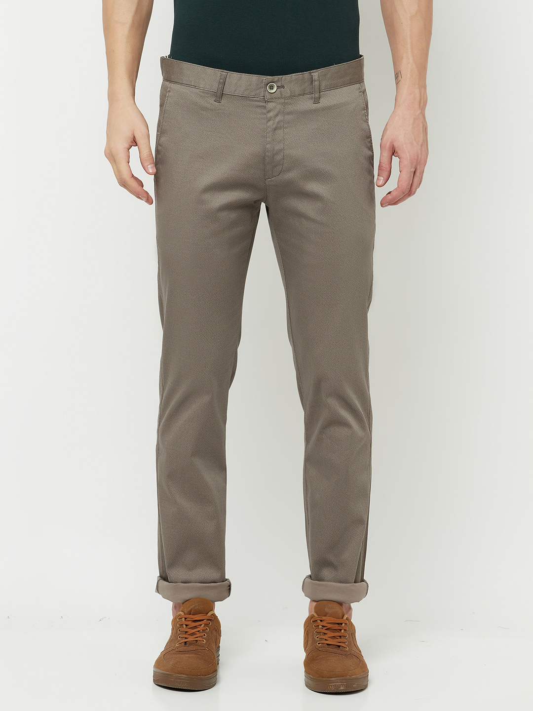 Men Grey Chinos