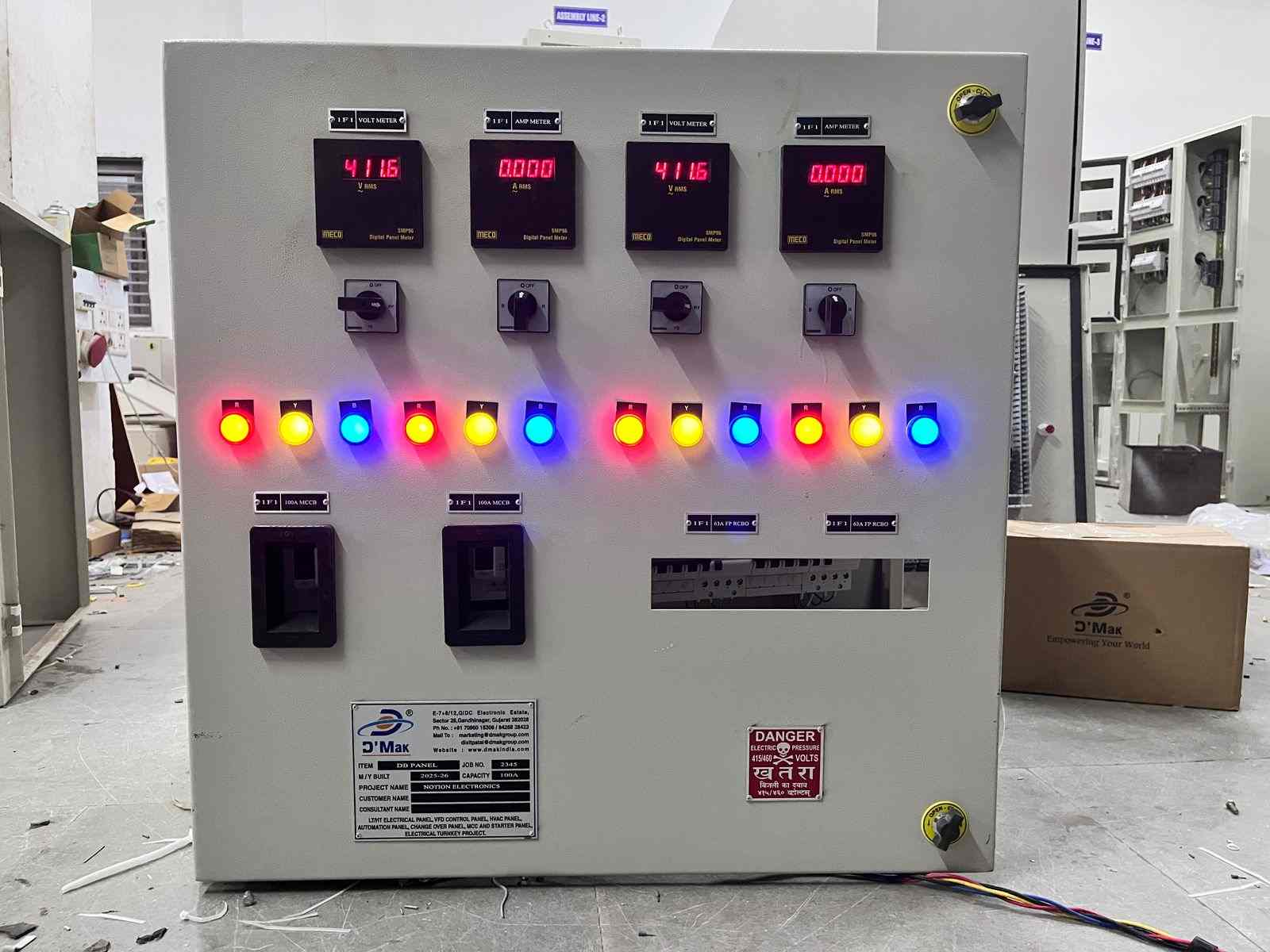 2345 (D'MAK Power Distribution Panel- D'MAK/2024-25/2345)