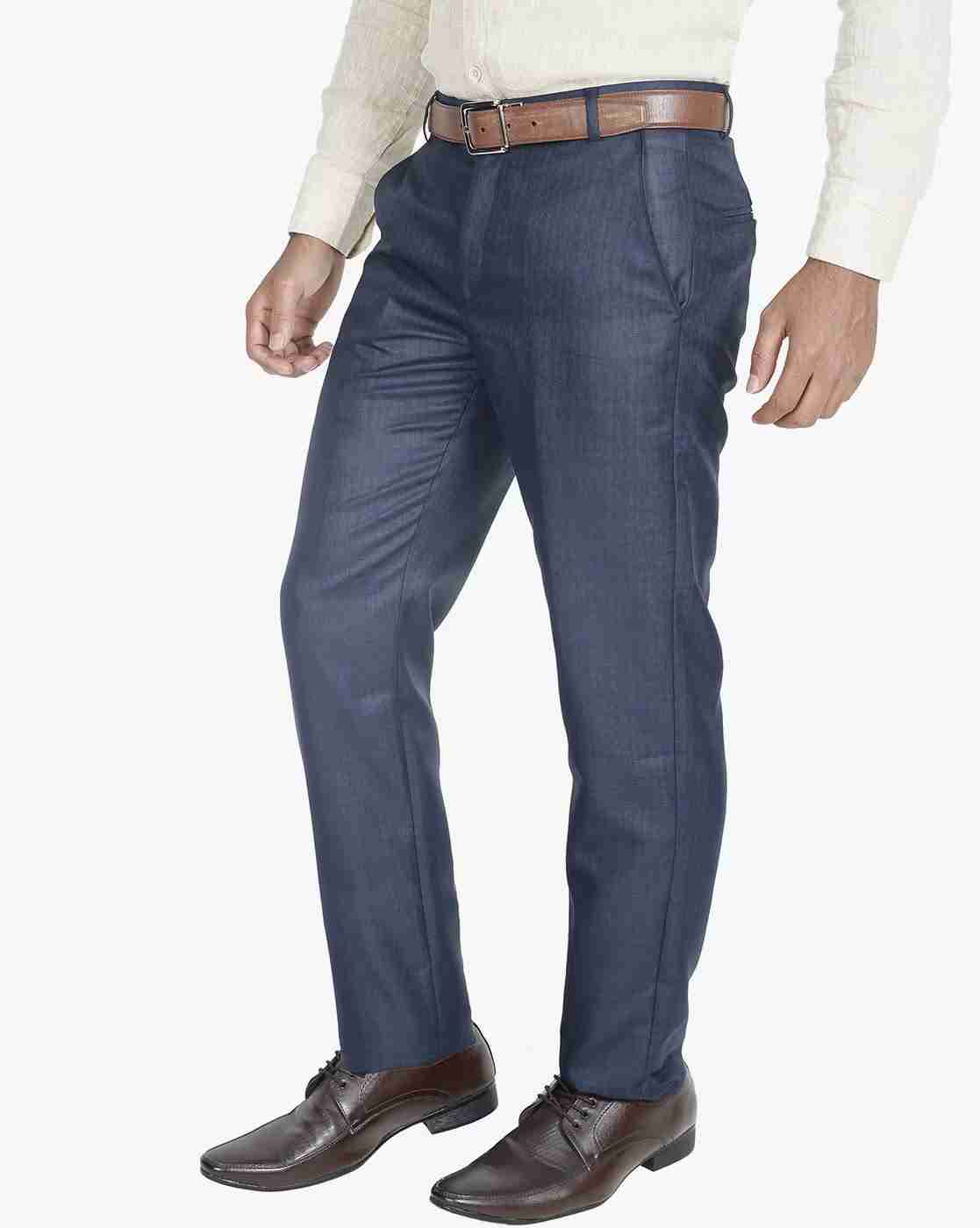 ONLY VIMAL | Slim Fit Flat-Front Trousers