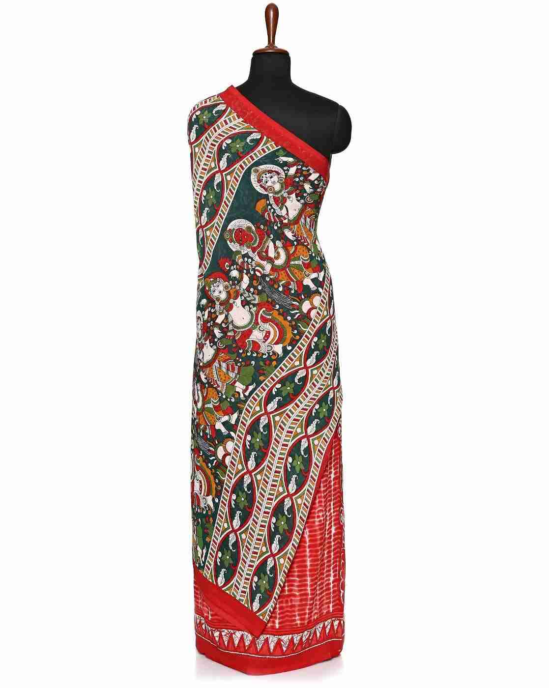 ONLY VIMAL | Printed Georgette Saree