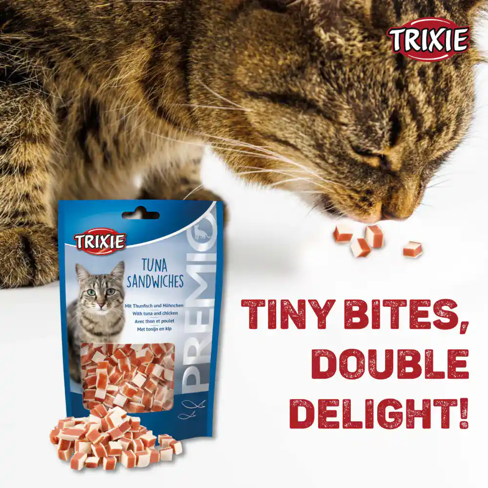 Trixie Premio Tuna Sandwiches Treat for Cats, 50 g