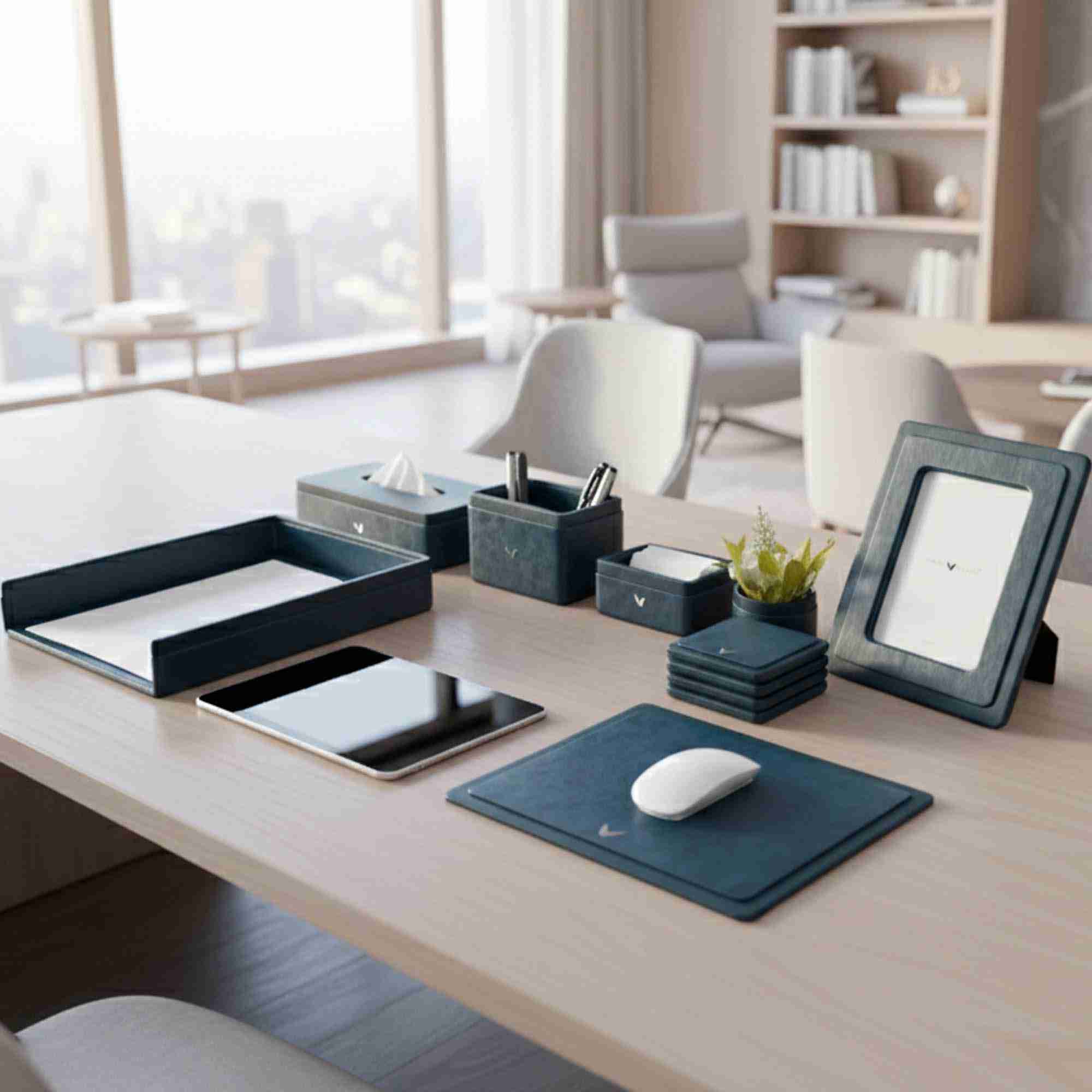 Desk Set | Light | SO8 | Moderno | Blue