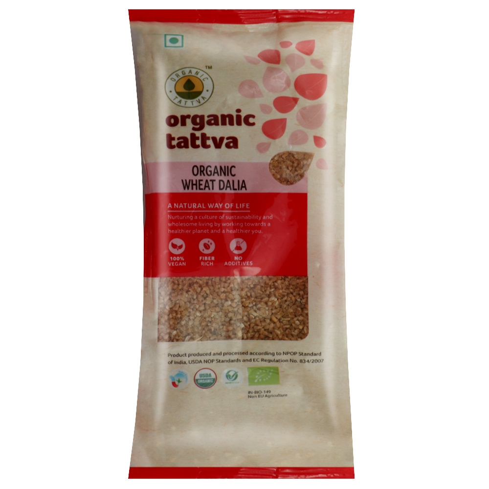 Organic Tattva Wheat Daliya 500 G