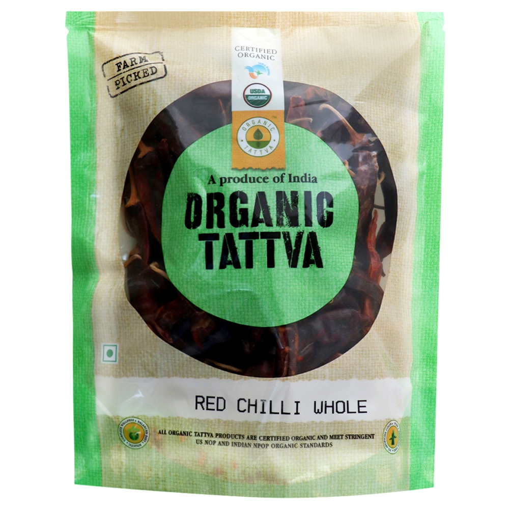 Organic Tattva Red Chilli 100 G