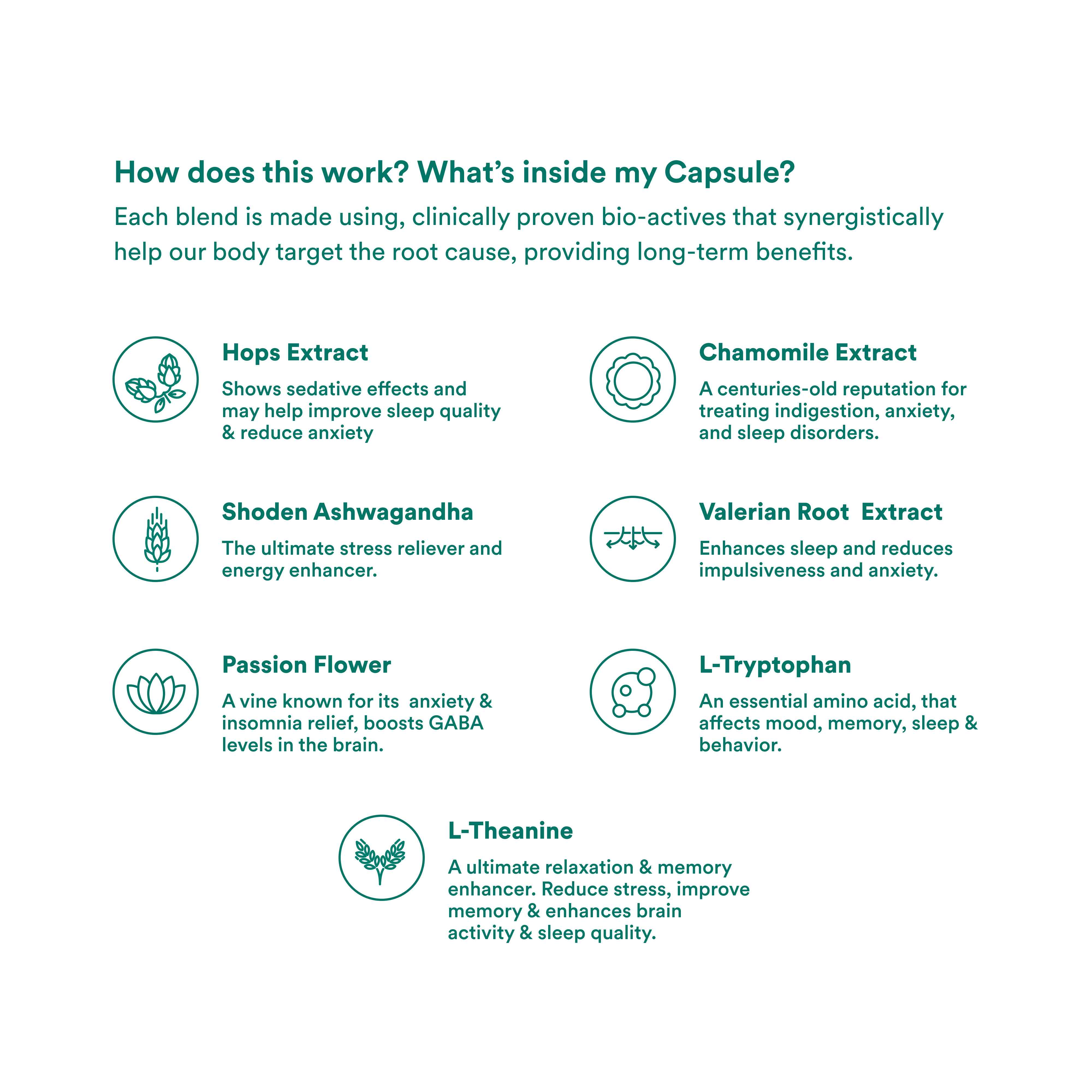 Origins Nutra | Stress-Sleep Aid Capsules| 56 Cap