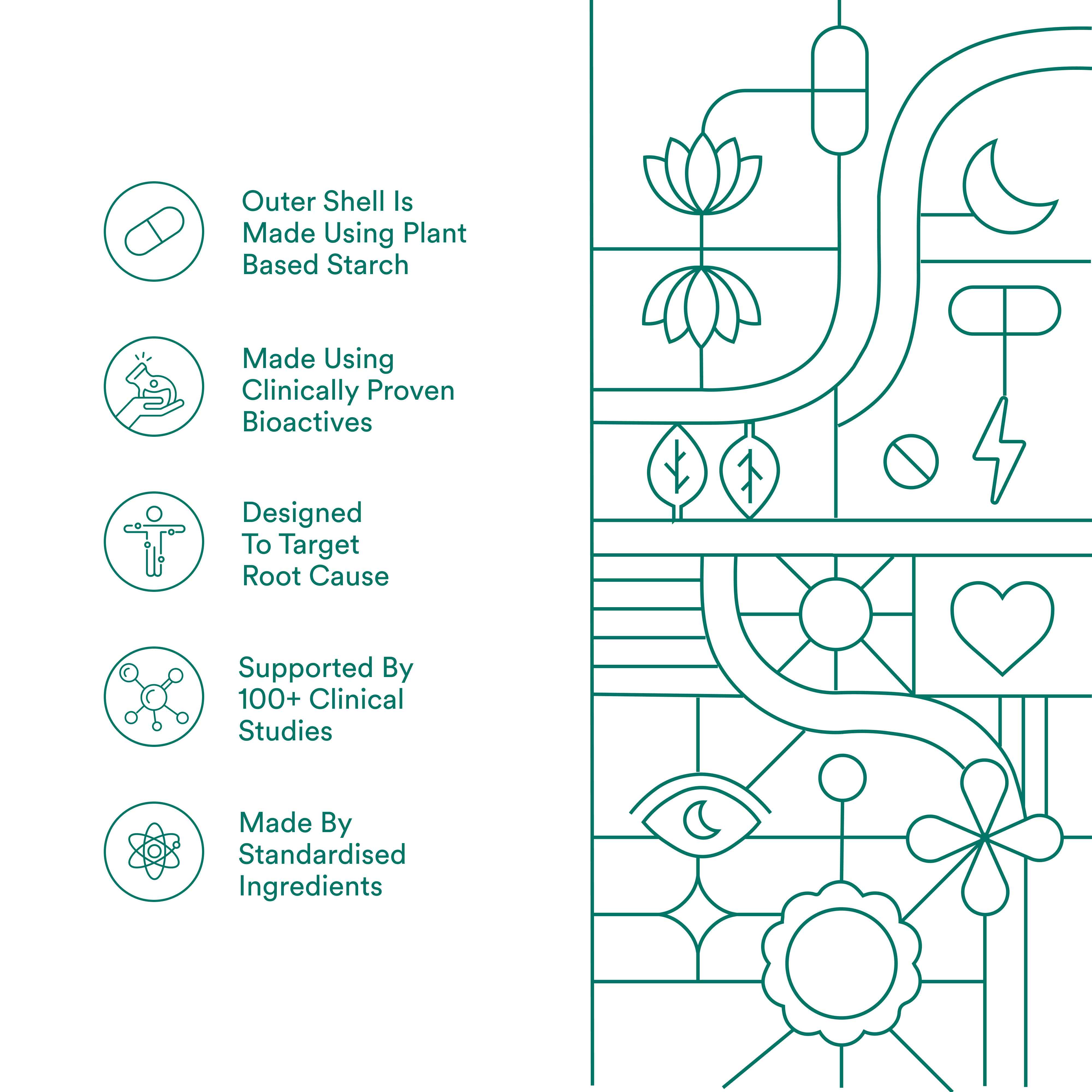 Origins Nutra | Stress-Sleep Aid Capsules| 56 Cap