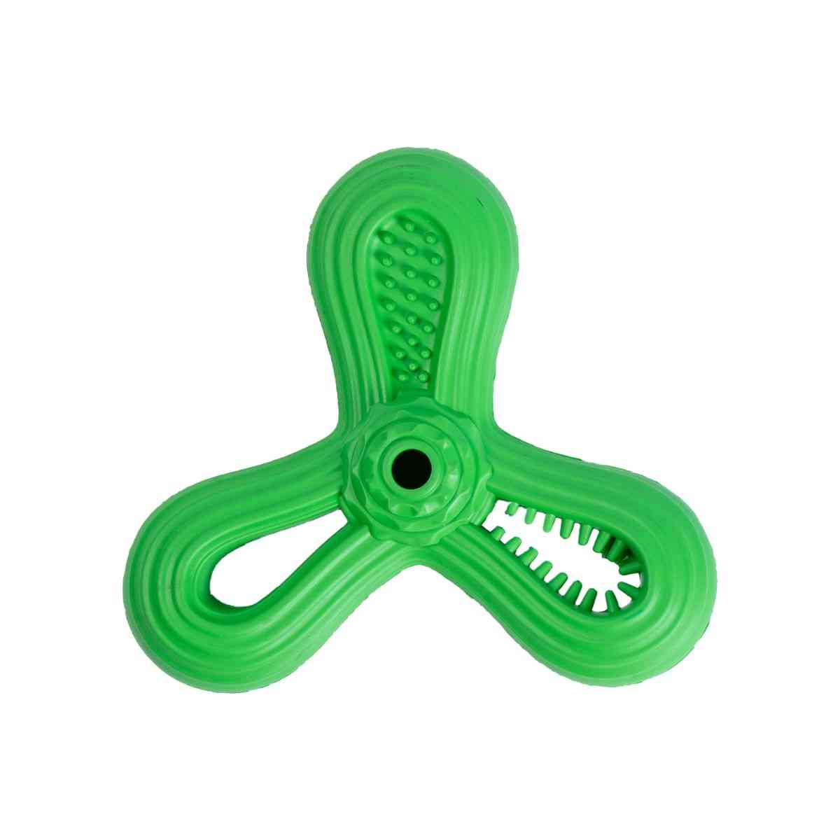Ezra Play Triangle Dart - Dark Green Rubber Toy